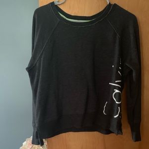 Calvin Klein grey athletic crew neck